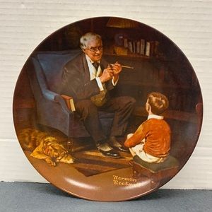 The Tycoon by Norman Rockwell 6th Issue Plate Collection